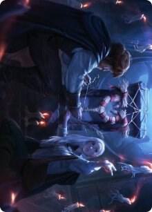 Faithful Mending Art Card 60 (Art Series: Innistrad: Midnight Hunt)  | Good Games Adelaide SA