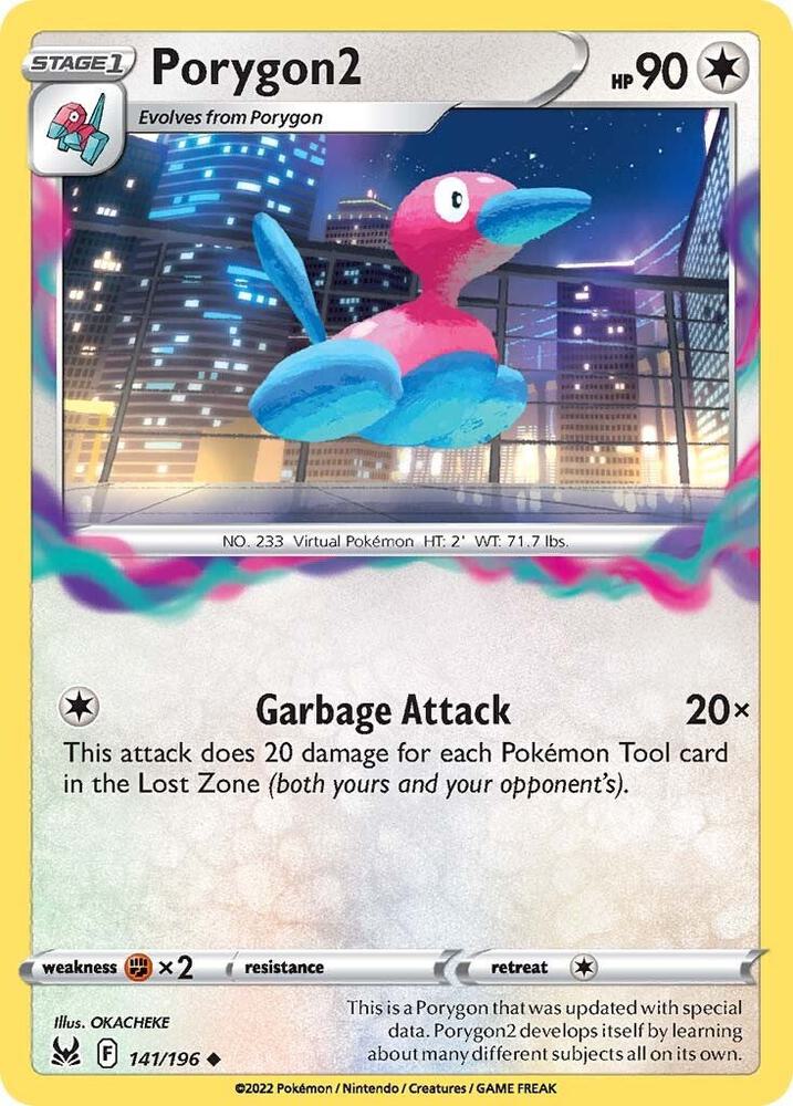 Porygon2 141/196 (SWSH11: Lost Origin)  | Good Games Adelaide SA
