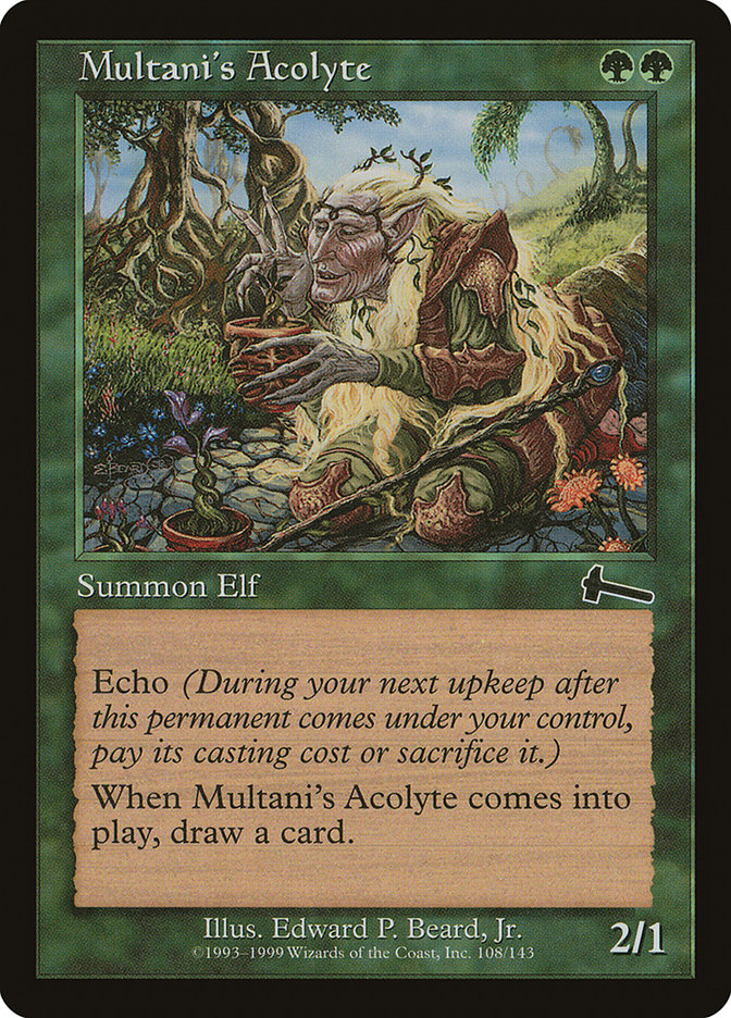 Multani's Acolyte 108 (Urza's Legacy)  | Good Games Adelaide SA
