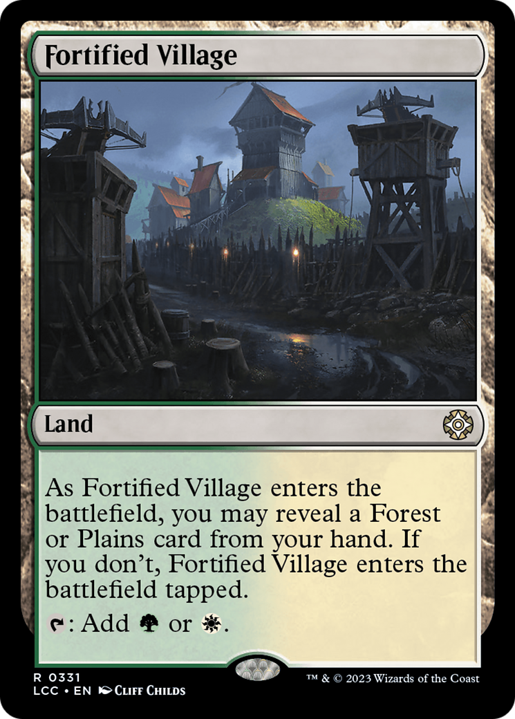 Fortified Village [The Lost Caverns of Ixalan Commander] | Good Games Adelaide SA