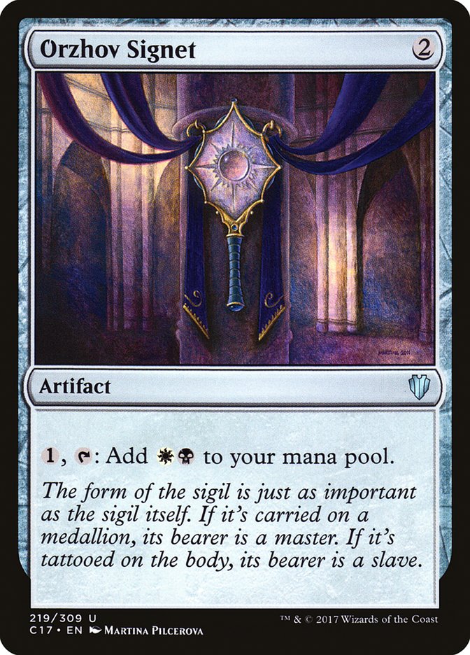 Orzhov Signet [Commander 2017] | Good Games Adelaide SA