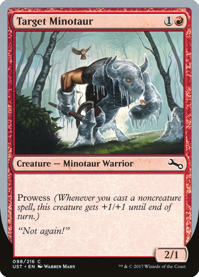 Target Minotaur 98 (Unstable)  - Foil | Good Games Adelaide SA