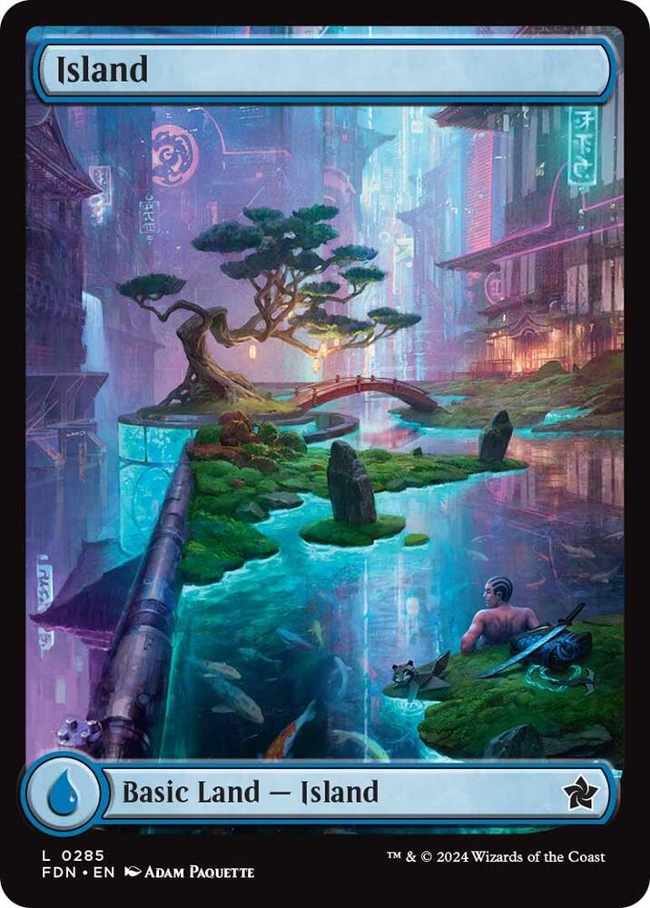 Island 0285 285 (Foundations)  - Foil | Good Games Adelaide SA