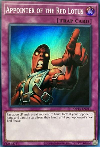 Appointer of the Red Lotus [OP14-EN011] Super Rare | Good Games Adelaide SA