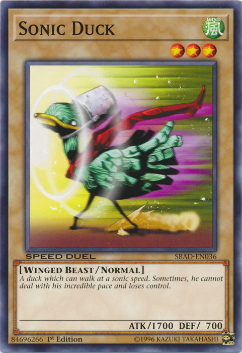 Sonic Duck [SBAD-EN036] Common | Good Games Adelaide SA