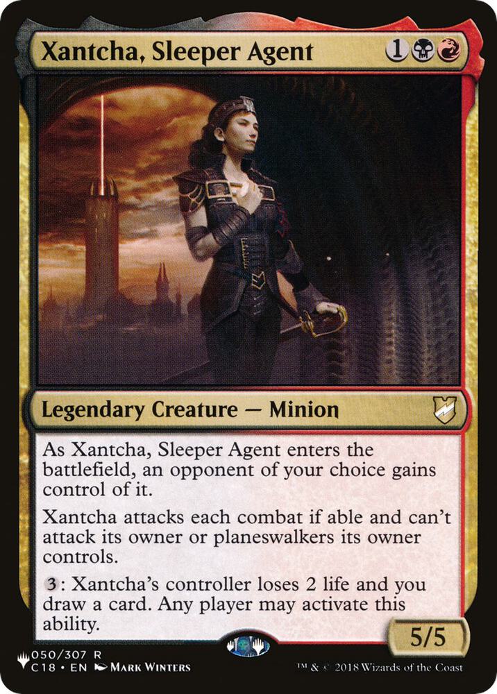 Xantcha Sleeper Agent 050/307 (The List Reprints)  | Good Games Adelaide SA