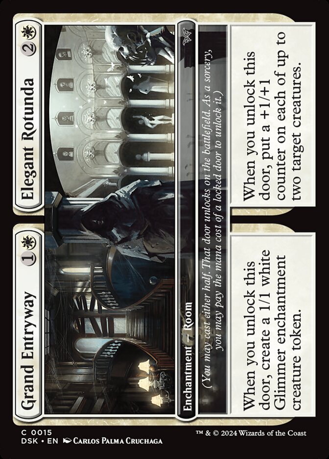 Grand Entryway // Elegant Rotunda 15 (Duskmourn: House of Horror)  - Foil | Good Games Adelaide SA