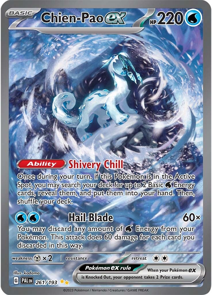 Chien-Pao ex (261/193) [Scarlet & Violet: Paldea Evolved] | Good Games Adelaide SA