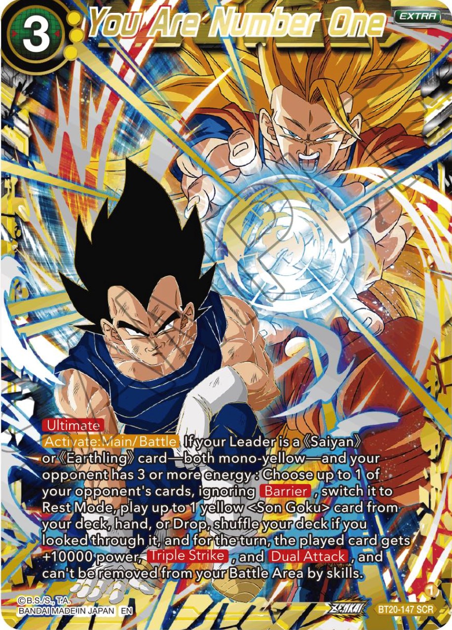 You Are Number One (Alternate Art) (BT20-147) [Power Absorbed] | Good Games Adelaide SA