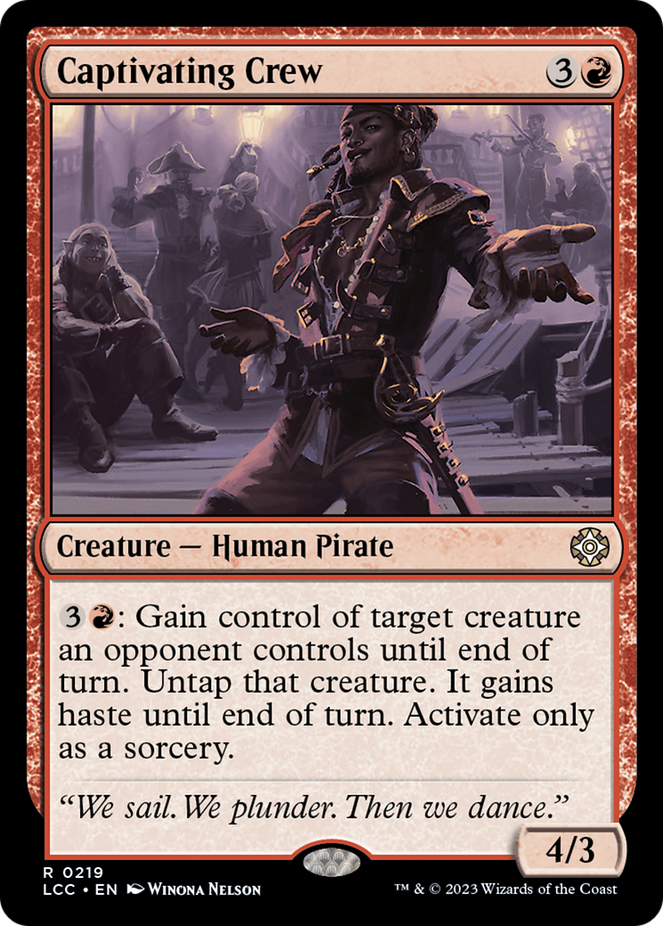 Captivating Crew [The Lost Caverns of Ixalan Commander] | Good Games Adelaide SA