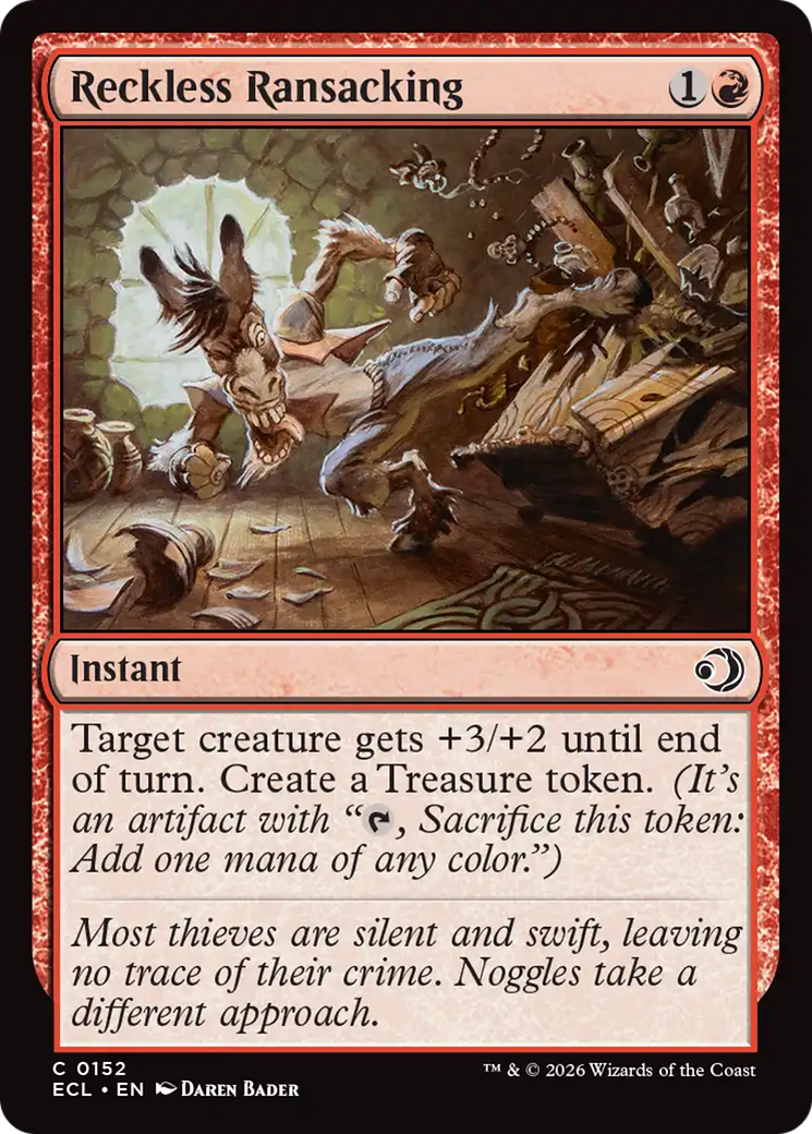 Reckless Ransacking [Lorwyn Eclipsed] | Good Games Adelaide SA