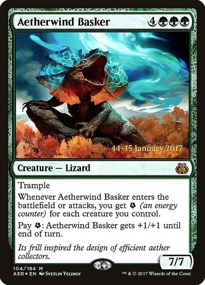 Aetherwind Basker 104 (Prerelease Cards)  - PreRelease Foil | Good Games Adelaide SA