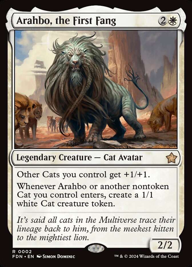 Arahbo, the First Fang 2 (Foundations)  - Foil | Good Games Adelaide SA