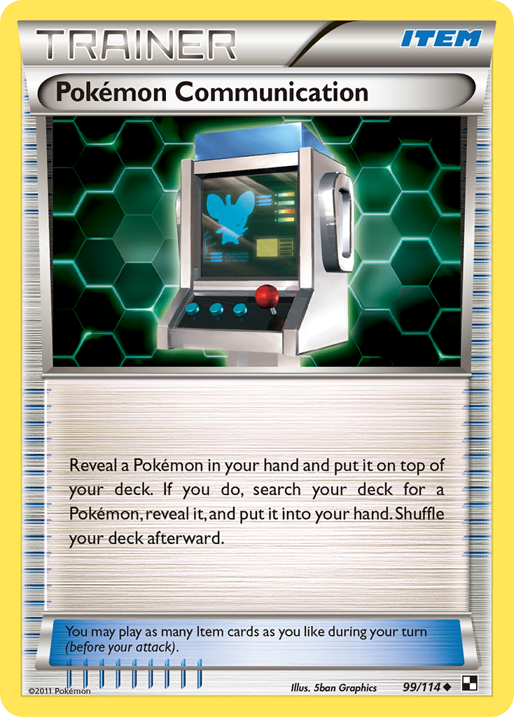 Pokemon Communication (99/114) [Black & White: Base Set] | Good Games Adelaide SA