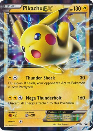 Pikachu EX (XY174) (Jumbo Card) [XY: Black Star Promos] | Good Games Adelaide SA