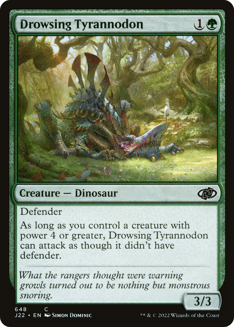 Drowsing Tyrannodon [Jumpstart 2022] | Good Games Adelaide SA