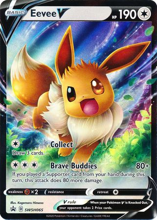 Eevee V (SWSH065) [Sword & Shield: Black Star Promos] | Good Games Adelaide SA