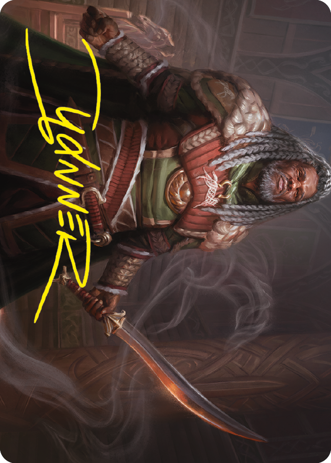 Theoden, King of Rohan Art Card (Gold-Stamped Signature) [The Lord of the Rings: Tales of Middle-earth Art Series] | Good Games Adelaide SA