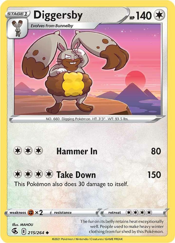Diggersby 215/264 (SWSH08: Fusion Strike)  | Good Games Adelaide SA