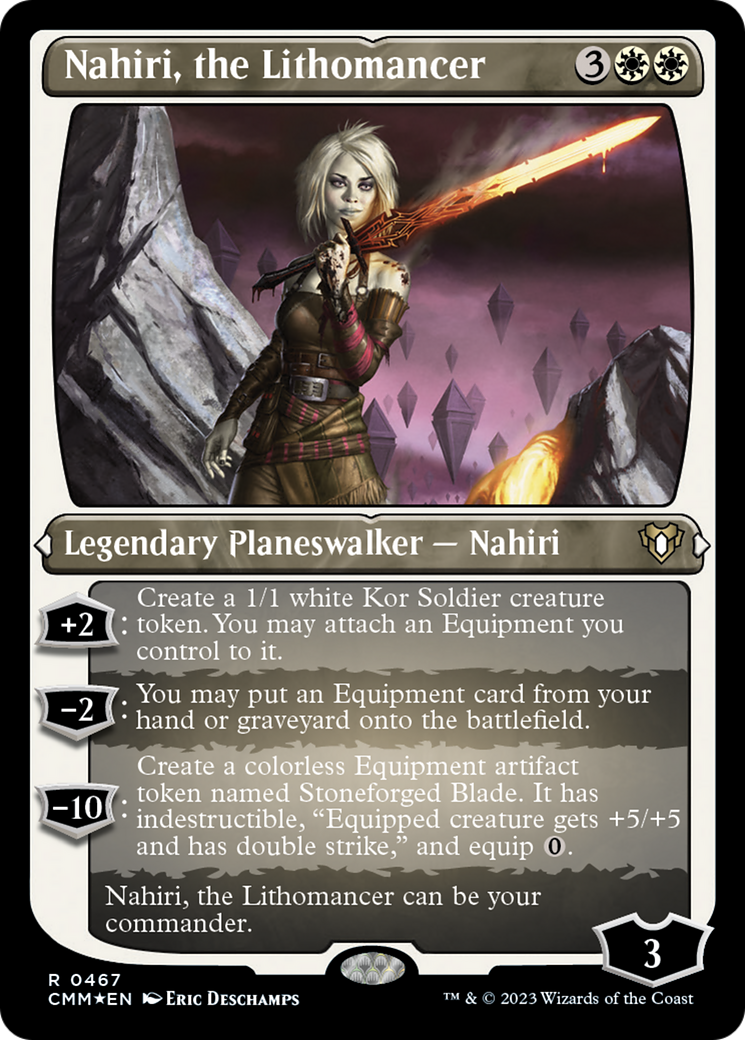Nahiri, the Lithomancer (Foil Etched) [Commander Masters] | Good Games Adelaide SA