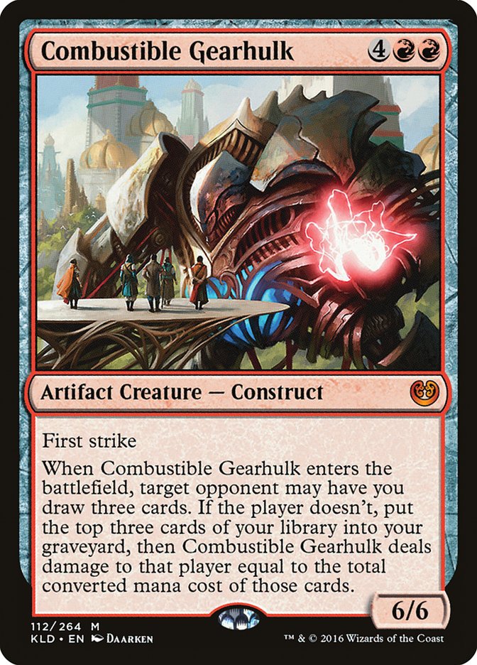 Combustible Gearhulk [Kaladesh] | Good Games Adelaide SA