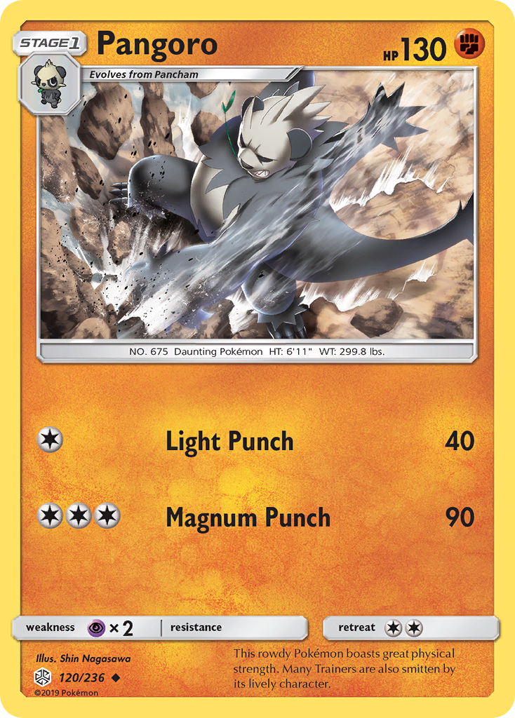 Pangoro (120/236) [Sun & Moon: Cosmic Eclipse] | Good Games Adelaide SA