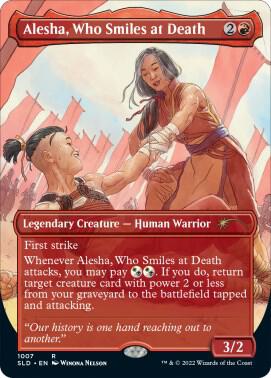 Alesha Who Smiles at Death 1007 (Secret Lair Drop Series)  - Foil | Good Games Adelaide SA