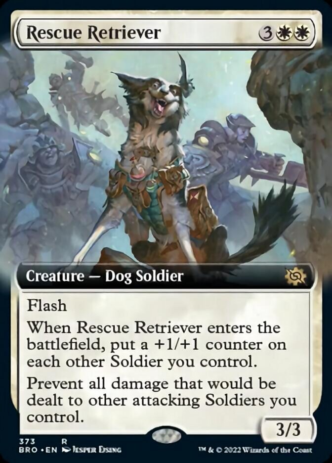 Rescue Retriever (Extended Art) [The Brothers' War] | Good Games Adelaide SA