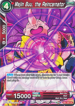 Majin Buu, the Reincarnator (DB1-005) [Dragon Brawl] | Good Games Adelaide SA