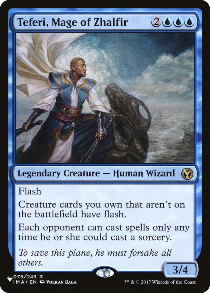 Teferi Mage of Zhalfir 075/249 (The List Reprints)  | Good Games Adelaide SA