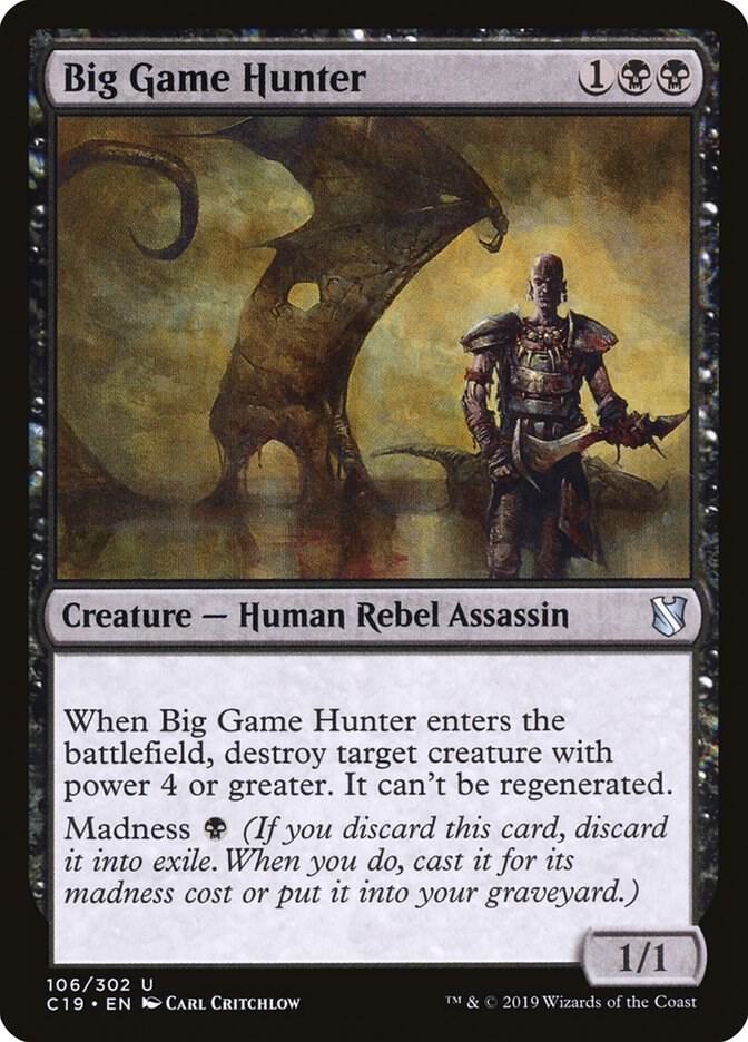Big Game Hunter 106 (Commander 2019)  | Good Games Adelaide SA