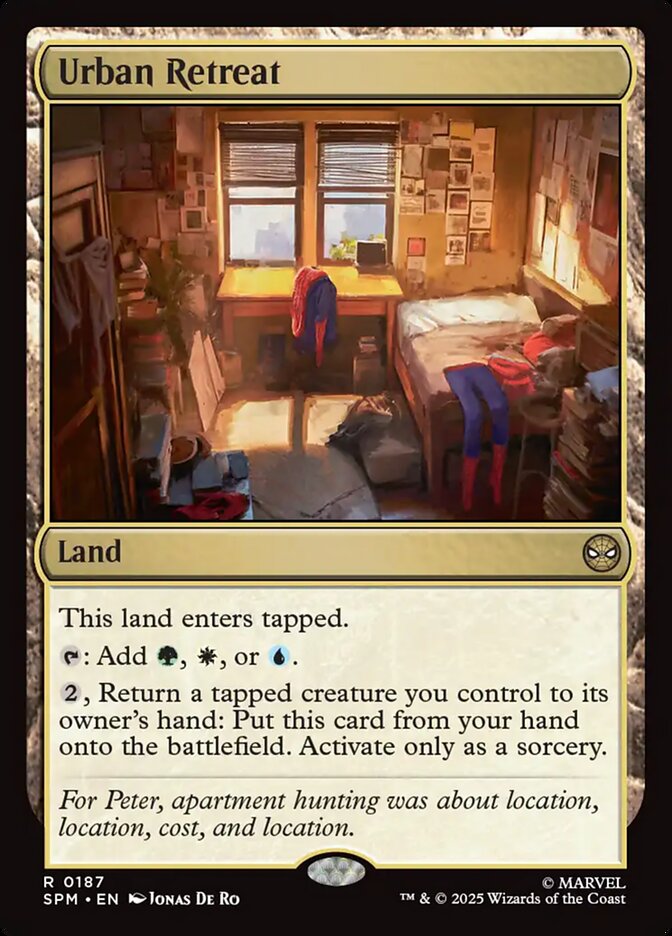 Urban Retreat 187 (Marvel's Spider-Man)  - Foil | Good Games Adelaide SA