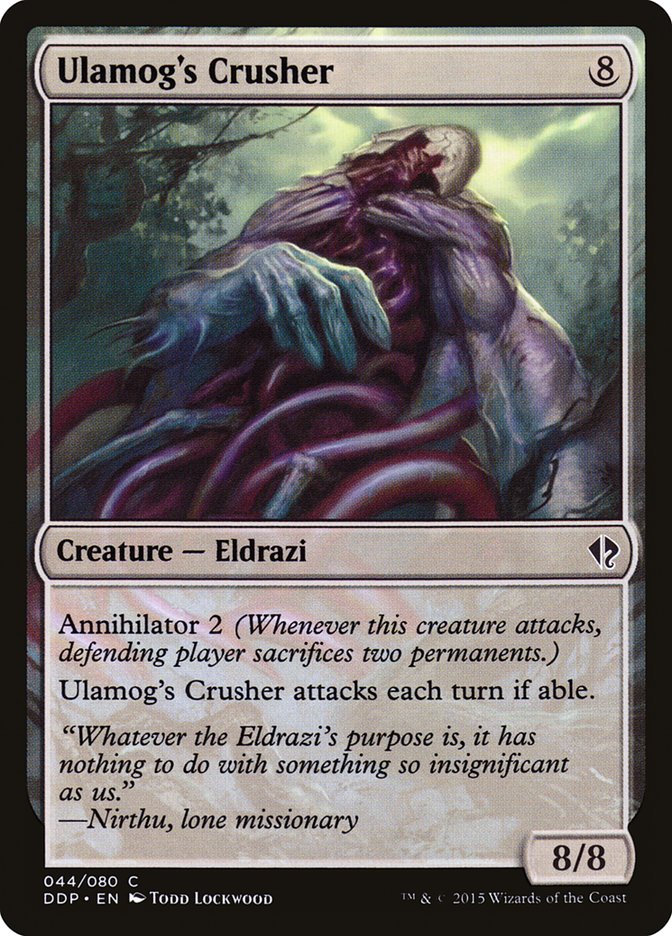 Ulamog's Crusher [Duel Decks: Zendikar vs. Eldrazi] | Good Games Adelaide SA