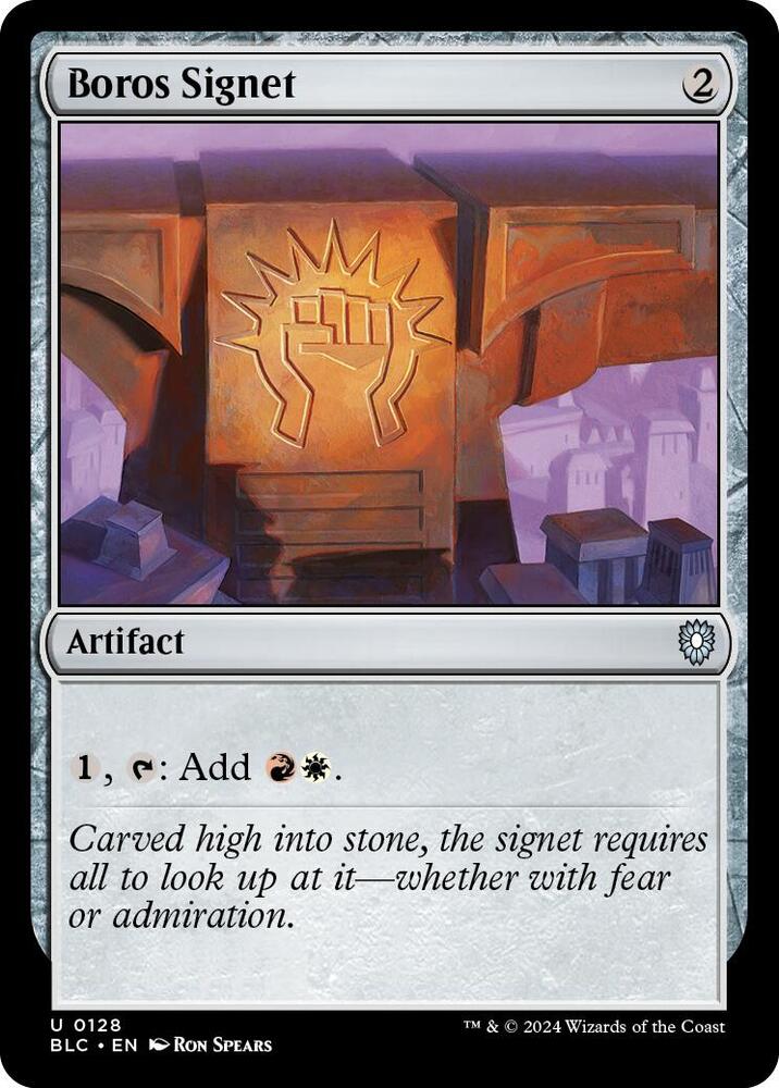 Boros Signet 128 (Commander: Bloomburrow)  | Good Games Adelaide SA