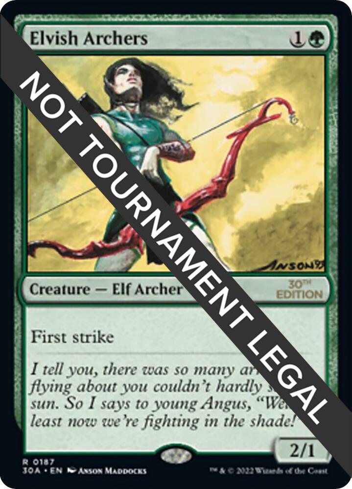 Elvish Archers 187 (30th Anniversary Edition)  | Good Games Adelaide SA