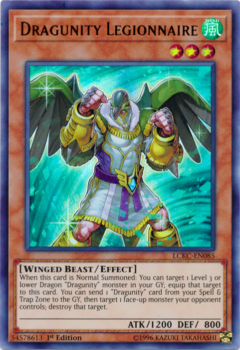 Dragunity Legionnaire [LCKC-EN085] Ultra Rare | Good Games Adelaide SA