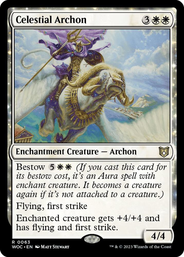 Celestial Archon 63 (Commander: Wilds of Eldraine)  | Good Games Adelaide SA