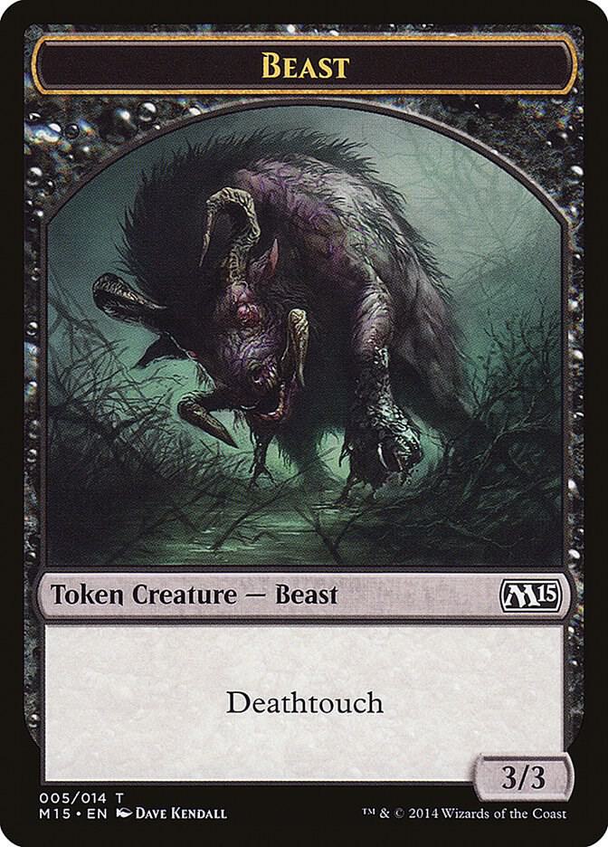 Beast Token 5 (Magic 2015 (M15))  | Good Games Adelaide SA