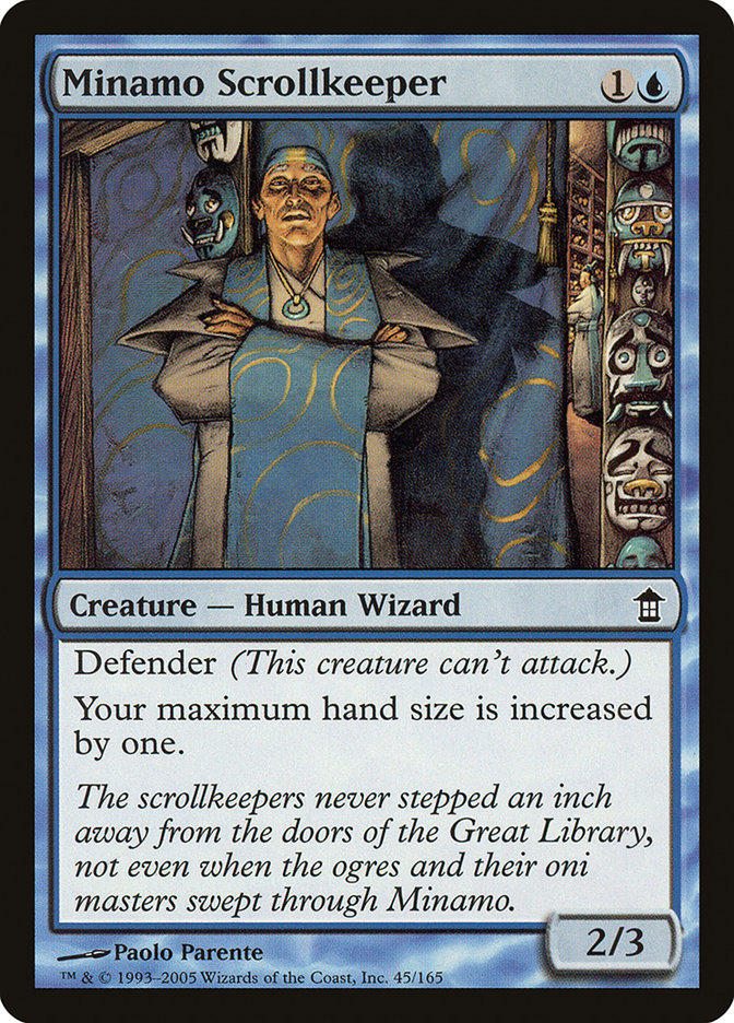Minamo Scrollkeeper [Saviors of Kamigawa] | Good Games Adelaide SA