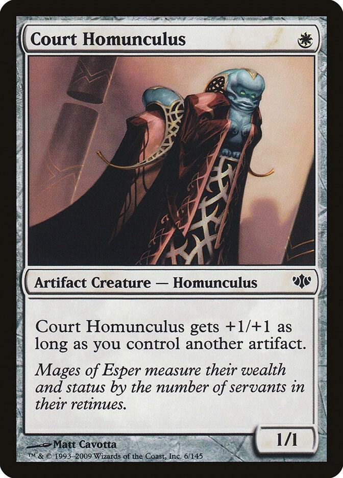 Court Homunculus 6 (Conflux)  - Foil | Good Games Adelaide SA