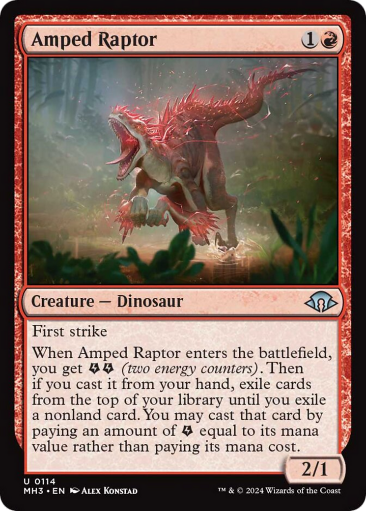 Amped Raptor [Modern Horizons 3] | Good Games Adelaide SA