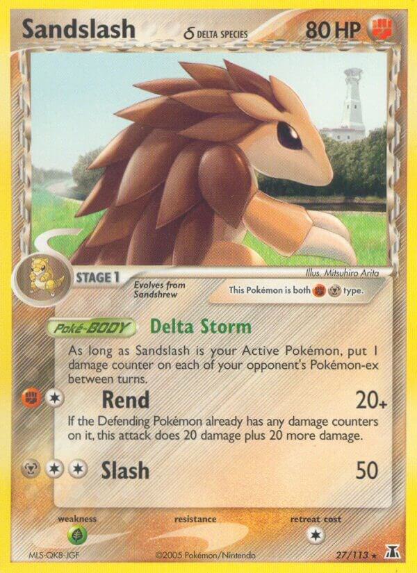 Sandslash Delta Species 27/113 (Delta Species)  | Good Games Adelaide SA