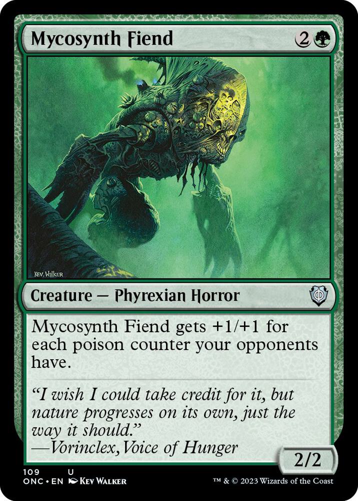 Mycosynth Fiend 109 (Commander: Phyrexia: All Will Be One)  | Good Games Adelaide SA