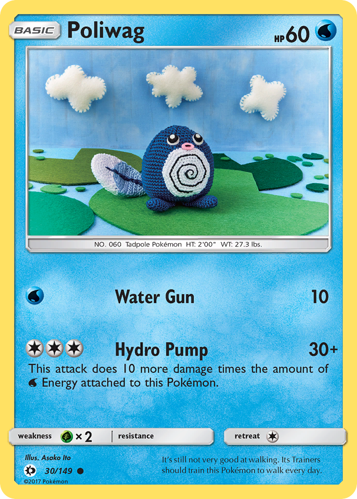 Poliwag (30/149) [Sun & Moon: Base Set] | Good Games Adelaide SA