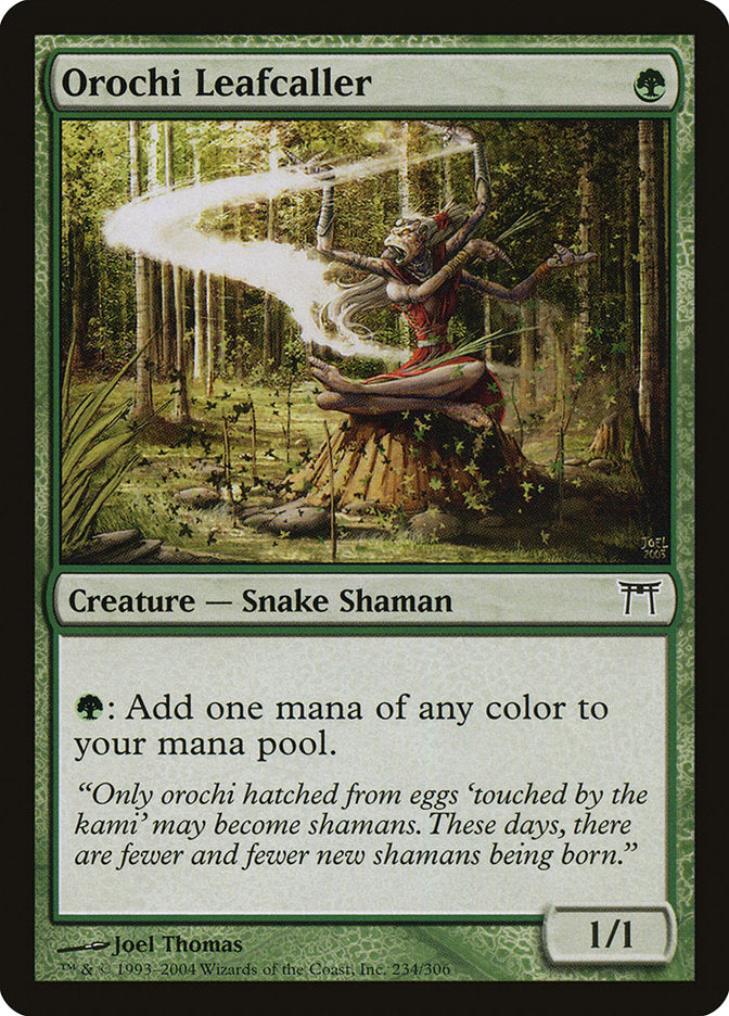 Orochi Leafcaller 234 (Champions of Kamigawa)  - Foil | Good Games Adelaide SA