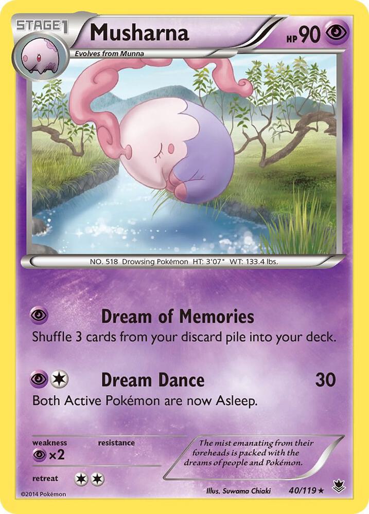 Musharna 40/119 (XY - Phantom Forces)  | Good Games Adelaide SA