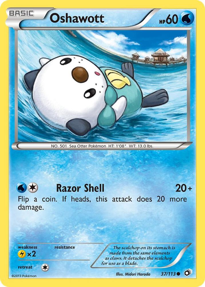 Oshawott 37/113 (Legendary Treasures)  | Good Games Adelaide SA