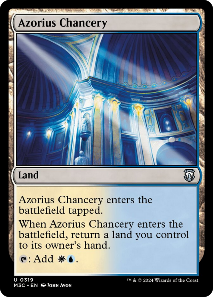 Azorius Chancery [Modern Horizons 3 Commander] | Good Games Adelaide SA
