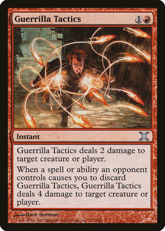 Guerrilla Tactics 211 (10th Edition)  - Foil | Good Games Adelaide SA