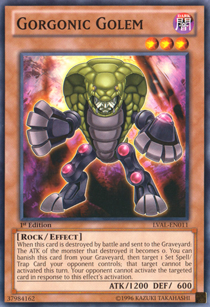 Gorgonic Golem [LVAL-EN011] Common | Good Games Adelaide SA